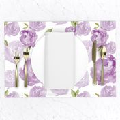 Purple Watercolor Floral