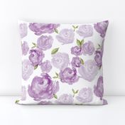 Purple Watercolor Floral