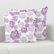 Purple Watercolor Floral