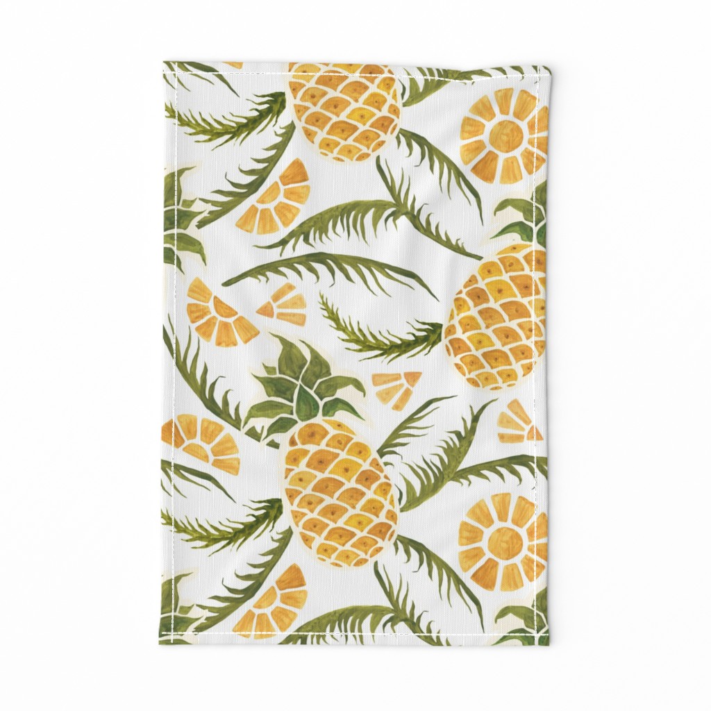 Pineapples. Tropical pattern