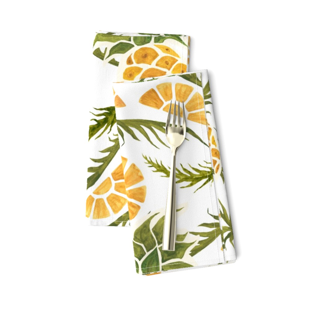 Pineapples. Tropical pattern