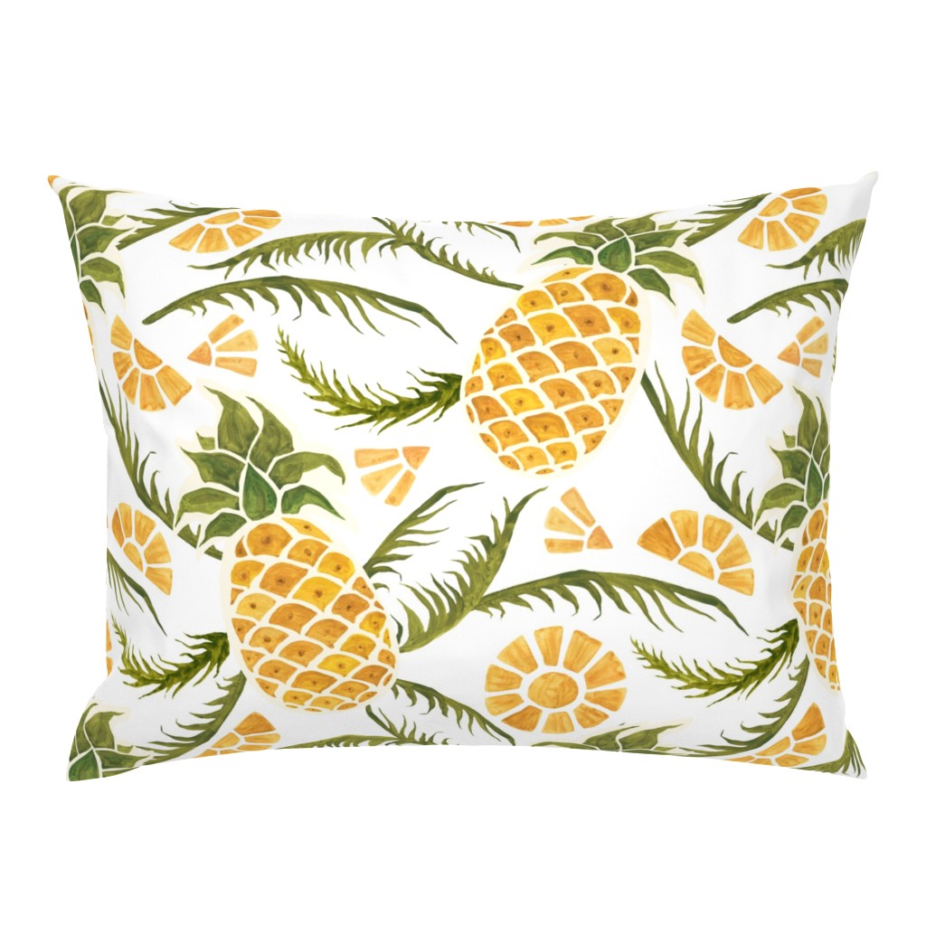 Pineapples. Tropical pattern