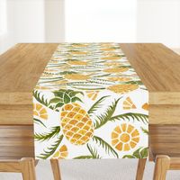Pineapples. Tropical pattern