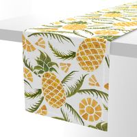 Pineapples. Tropical pattern