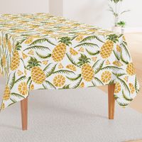 Pineapples. Tropical pattern