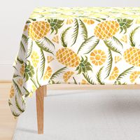 Pineapples. Tropical pattern