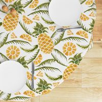 Pineapples. Tropical pattern