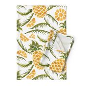 Pineapples. Tropical pattern