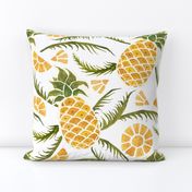 Pineapples. Tropical pattern