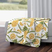 Pineapples. Tropical pattern