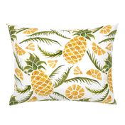 Pineapples. Tropical pattern