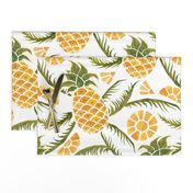 Pineapples. Tropical pattern