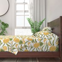 Pineapples. Tropical pattern