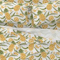 Pineapples. Tropical pattern