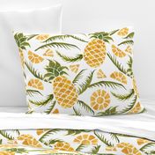 Pineapples. Tropical pattern