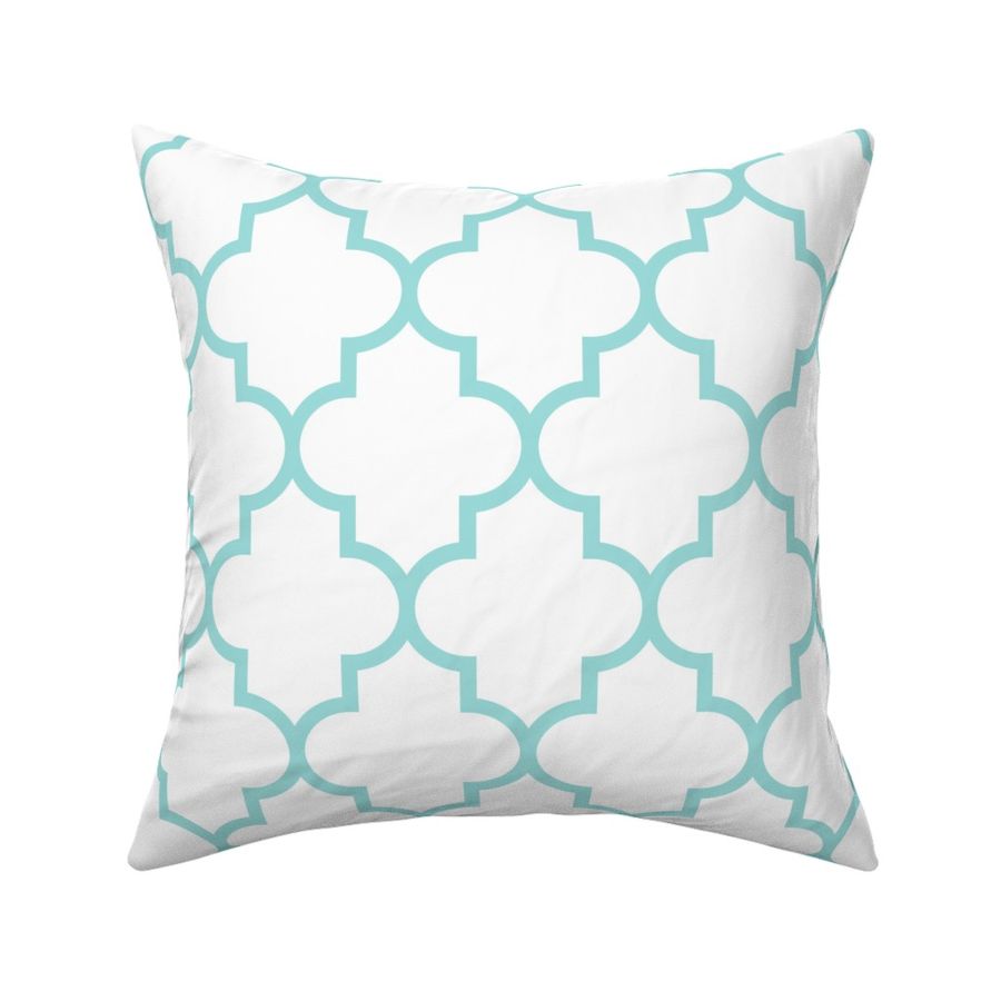 light teal throw pillows