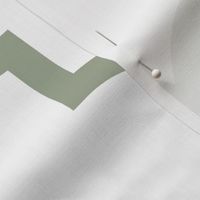 quatrefoil XL sage green on white