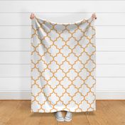 quatrefoil XL mango on white