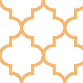 quatrefoil XL mango on white