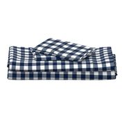 1" Navy check - plaid