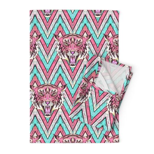 pink tiger chevron