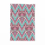 pink tiger chevron