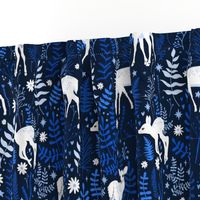 Woodland Deer - Navy