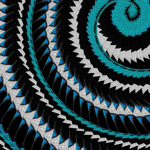 Blue Swirl abstract