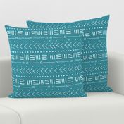 Tribal Bands on Teal // Large