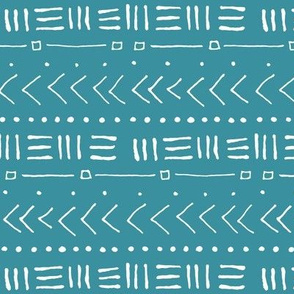 Tribal Bands on Teal // Small