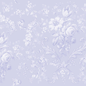 Faded Rococo blue violet