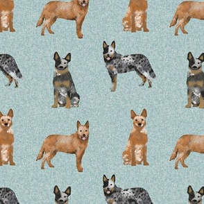 australian cattle dog pet quilt b cheater quilt coordinate fabric