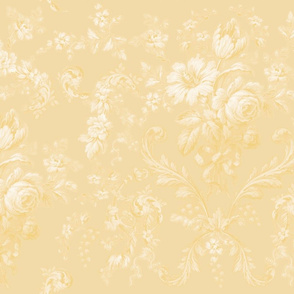 Faded Rococo buttercup