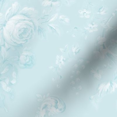 Faded Rococo faded aqua