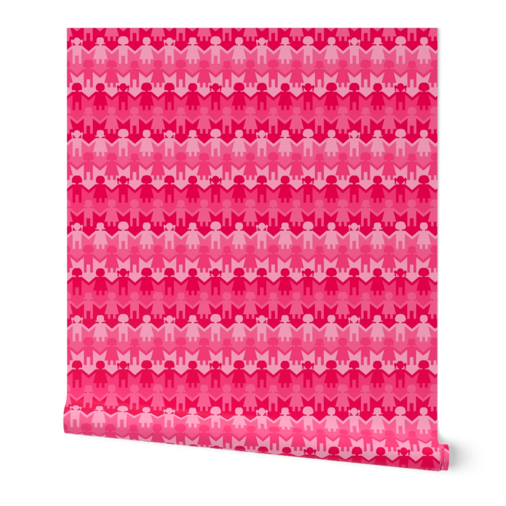 Sisterhood Paper Chain in Pink