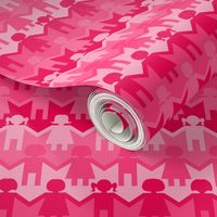 Sisterhood Paper Chain in Pink