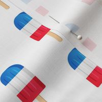 2" Patriotic Popsicles // White