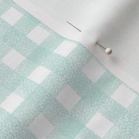 safari coordinates quilt mint and white check nursery 