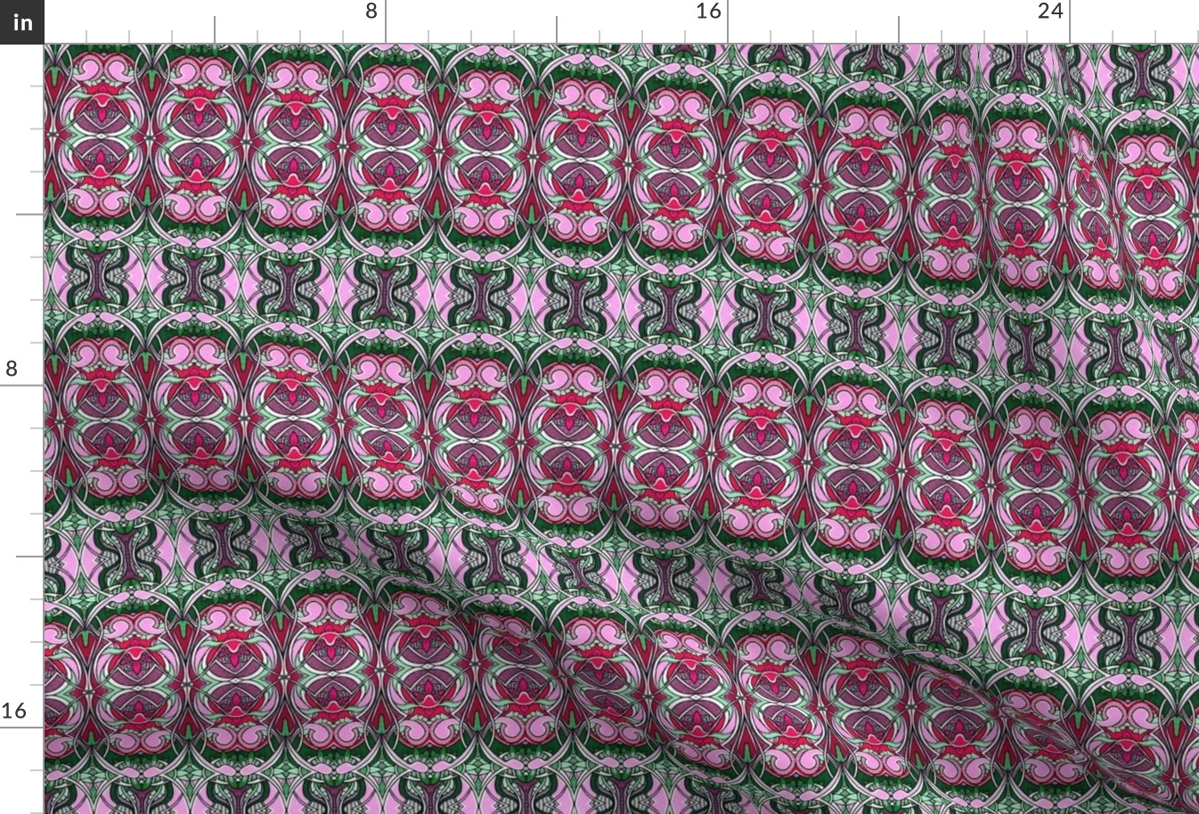 Nouveau Bijou (pink/green)