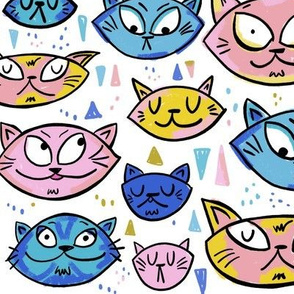 Emotional Cats - Large Home Decor