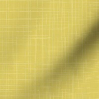 Gold Muted Chartreuse Yellow Green Texture Linen Solid || Large Scale Woven White _ Miss Chiff Designs