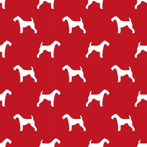 airedale terrier dog breed pet quilt a quilt silhouette  coordinates dog fabric