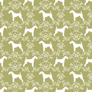 airedale terrier dog breed pet quilt d quilt silhouette coordinate quilt dog fabric