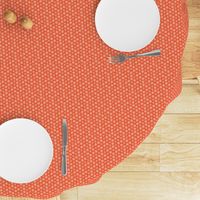 Coral Orange Solid || Geometric Texture Dots Spots Peach White Baby Girl _ Miss Chiff Designs