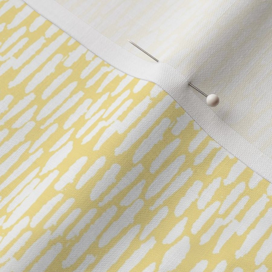 White Clouds on Lemon Pastel Yellow || Dots Spots Drops Sky _ Miss Chiff Designs