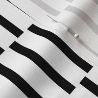 binding stripes, blk/wht-horizontal