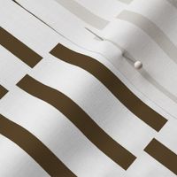 binding stripes, brn/wht-horizontal