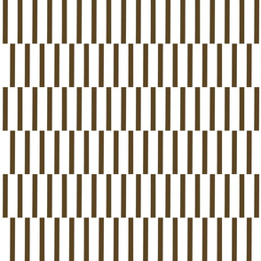 binding stripes, brn/wht-horizontal