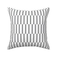 binding stripes, gry/wht-horizontal