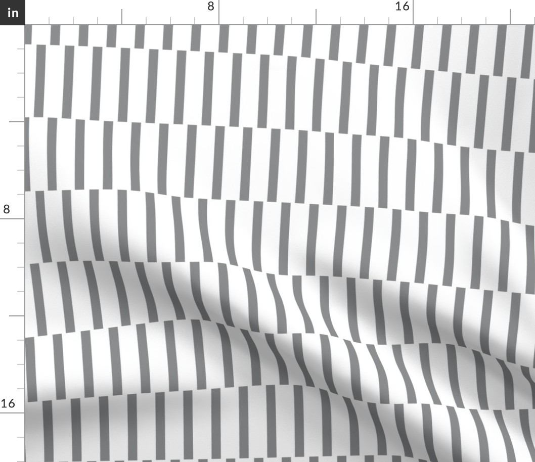 binding stripes, gry/wht-horizontal